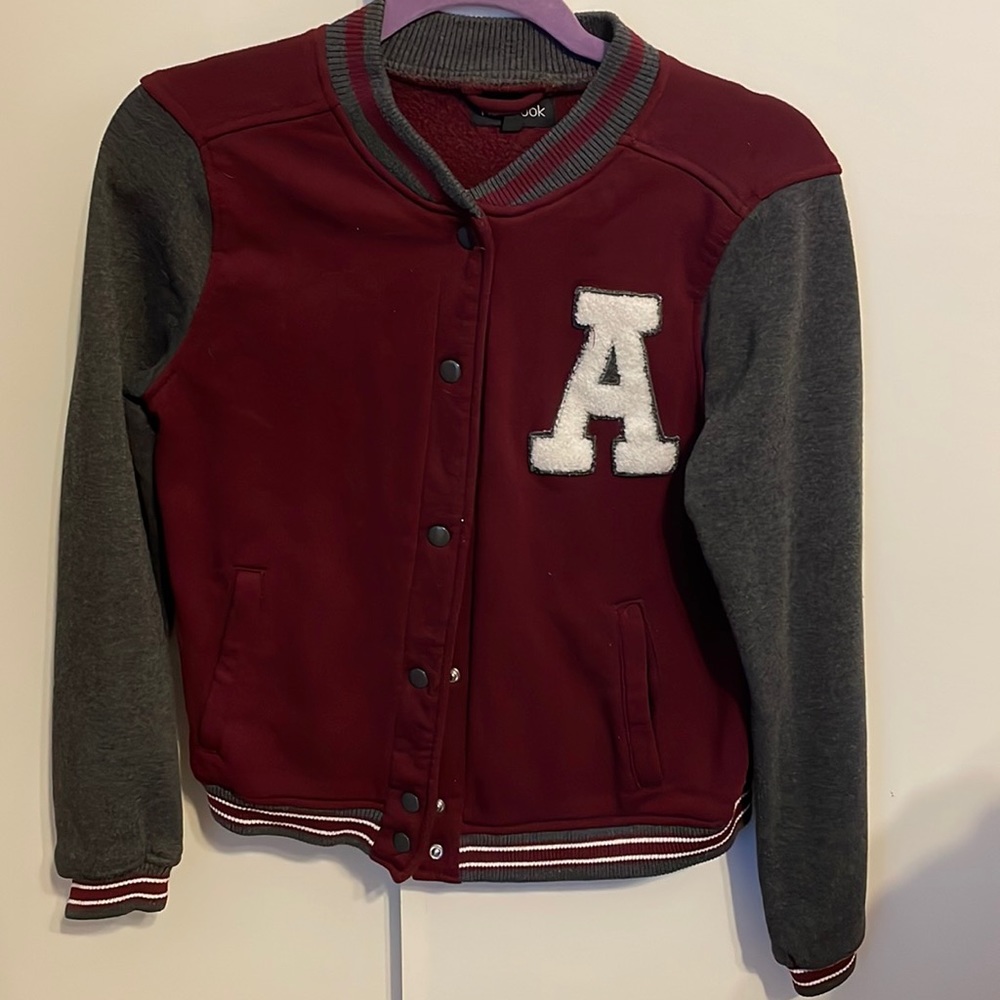 New Look red and grey jacket